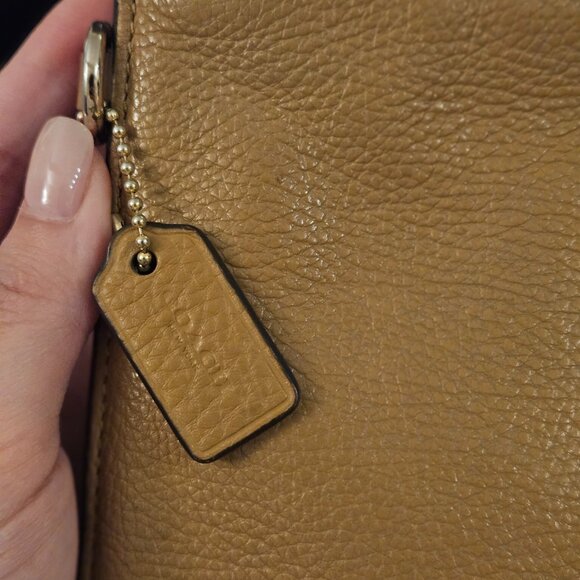 Brown Leather Coach Crossbody Bag - Picture 7 of 8